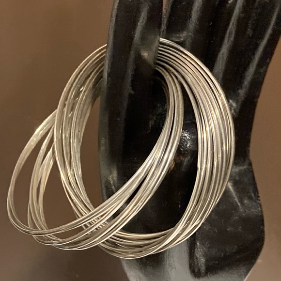 Silpada 21 Bangle Salute sterling silver bracelet set, stamped 925. - Picture 12 of 16